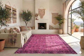 rose vintage - Tapis - 280 cm - 165 cm - avec certificat, Nieuw