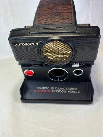 Polaroid SX-70 Land Camera Supercolor Autofocus Model 2