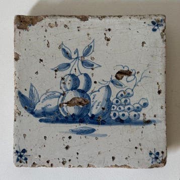 Antiek Tegel (5) - Delft, Plateelbakkerij - Antiek -