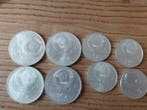 Rusland, Sovjet-Unie (USSR) Lot of 8 coins: 5 & 10 Roubles /
