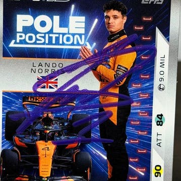 Mclaren - Topps 118 Pole Position Signed - Lando Norris -, Nieuw