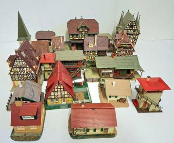 Pola, Faller H0 - Décor de train miniature (16) - Maisons et, Hobby en Vrije tijd, Nieuw