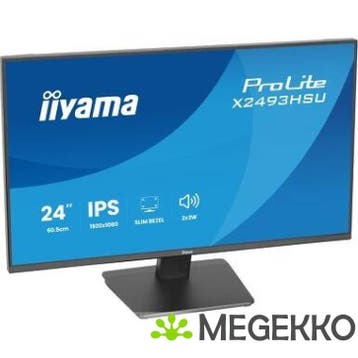 Iiyama ProLite X2493HSU-B1 24  Full HD 120Hz IPS Monitor, Computers en Software, Verzenden, Nieuw