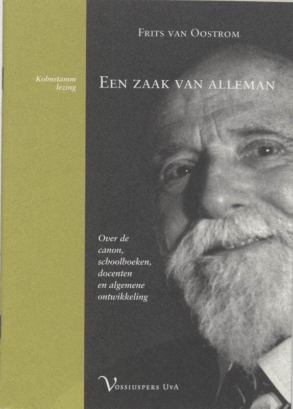 Een zaak van alleman / Kohnstamm lezing 9789056294748, Livres, Livres d'étude & Cours, Envoi