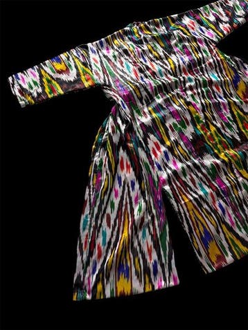 Jurk – handgeweven zijdenmengsel - Textiel - 125 cm - 65 cm