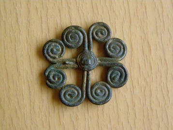 GOUDGEWICHT - WAAIER - ZON SPIRALEN - Abrammuo - Mrammuo -, Antiek en Kunst