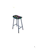 IKEA - Chris Martin - Tabouret - Acier, Textile - Tabouret