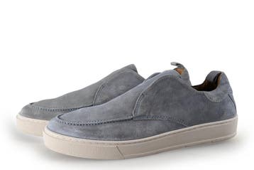Manfield Loafers in maat 43 Blauw, Loafers, Manfield, Zo goed als nieuw, Verzenden