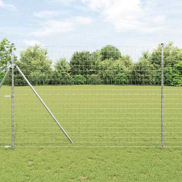 vidaXL Euro Hek 1,6 x 10 m PVC-gelaagd ijzer, Verzenden