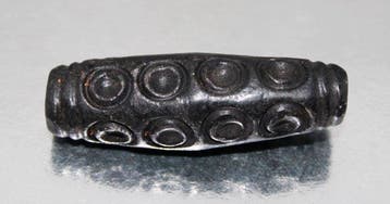 Antiek Boeddhistisch Heilige Tibetaans magnetische steen
