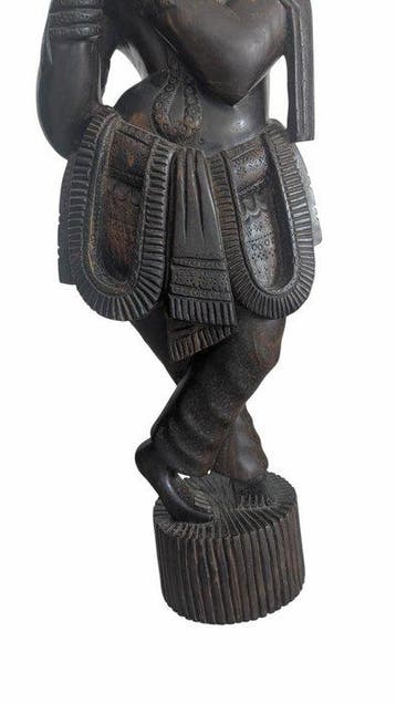 Krishna houten sculptuur - Hout - India - de tweede helft