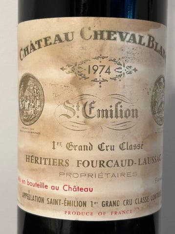 1974 Château Cheval Blanc - Saint-Émilion 1er Grand Cru