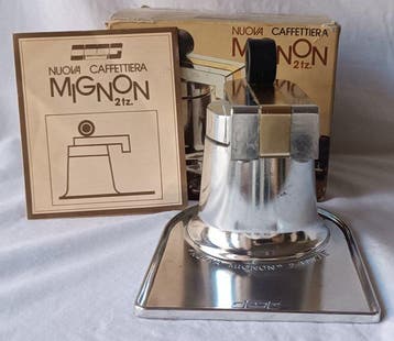 Bialetti Nuova Mignon 2 tazze – O.M.G NOS (Nuova Con Scatola
