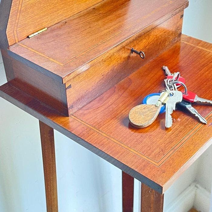 Standaard - hall - Mahonie, Antiek en Kunst, Curiosa en Brocante