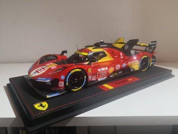 BBR 1:18 - Voiture miniature - Ferrari 499P #50 WINNER Le