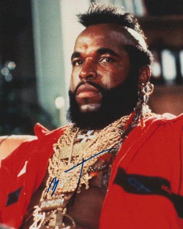 The A Team - Signed by Mr. T (B.A. Barracus), Verzamelen, Nieuw