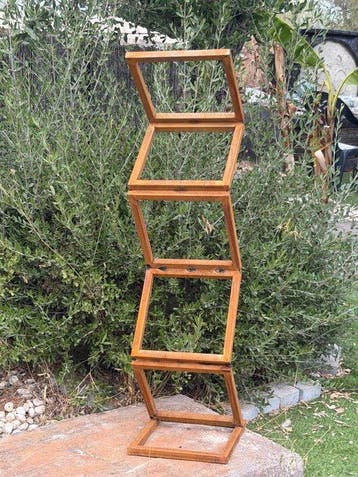 Ana Lucia B.M - Sculpture Corten - XL - No Reserve