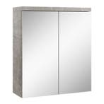 Spiegelkast Toledo 60 x 20 x 60 cm Beton Grijs Badkamerkast, Verzenden, Nieuw