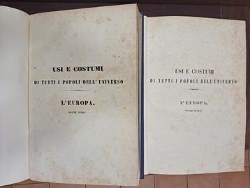 Società di letterati italiani - Usi e costumi di tutti i