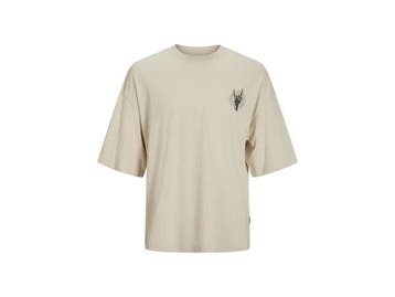Veiling - Jack &amp; Jones Charge Oversize Fit Tee Moonbeam