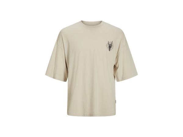 Veiling - Jack &amp; Jones Charge Oversize Fit Tee Moonbeam, Vêtements | Hommes, T-shirts