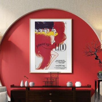 René Gruau - Lido Paris “Panache” | poster cabaret