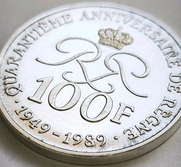 Monaco. 100 Francs 1989 (Zonder minimumprijs)