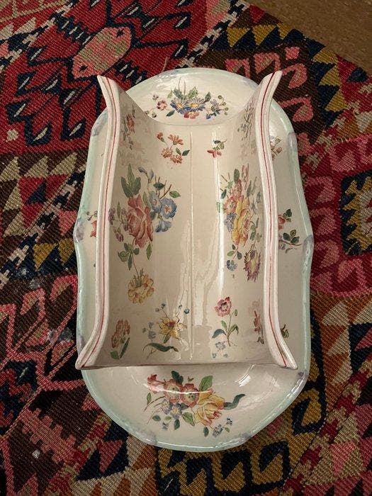 Longchamp - Aspergeschep - Keramiek - 1970-1980, 1920-1930 -, Antiquités & Art, Antiquités | Ustensiles de cuisine