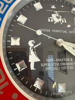 ArtPej - Horloge XL Girl Helicopter