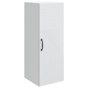 vidaXL Wandkast Wit 33 x 34,5 x 90 cm Bewerkt hout, Verzenden, Nieuw