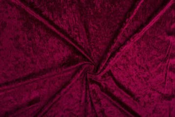 Velvet stof bordeaux rood stof - 10m rol - Polyester stof, Hobby en Vrije tijd, Verzenden, Nieuw