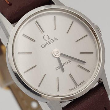 Omega - Round silver dial, baton indices - Sans prix de, Bijoux, Sacs & Beauté, Montres | Hommes