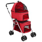 vidaXL Hondenwagen 2-laags inklapbaar 83x48x97 cm oxford, Verzenden