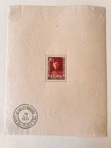 Belgique 1931/1935 - Ensemble de blocs précoces – COB BL3,