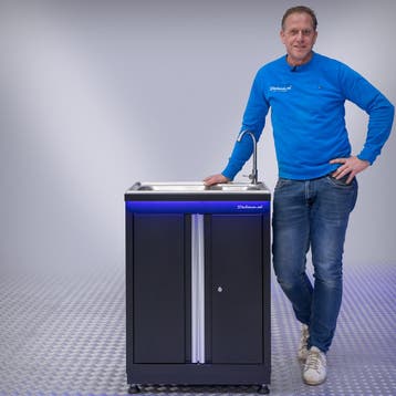 Datona Wasbak met kraan voor werkbank en werkplaats -, Ophalen of Verzenden