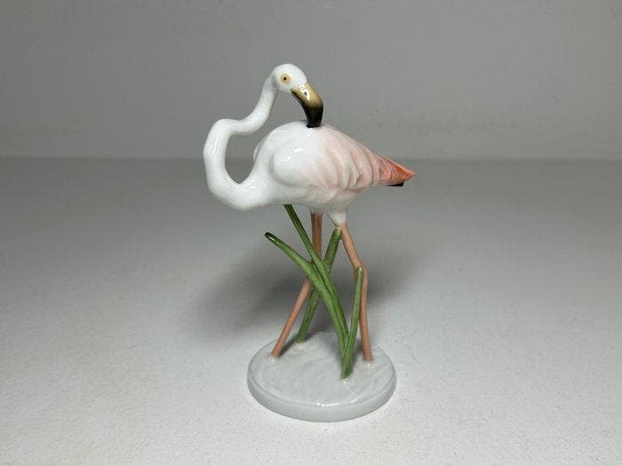 Rosenthal - Beeldje - Flamingo - Porselein, Antiek en Kunst, Antiek | Glaswerk en Kristal