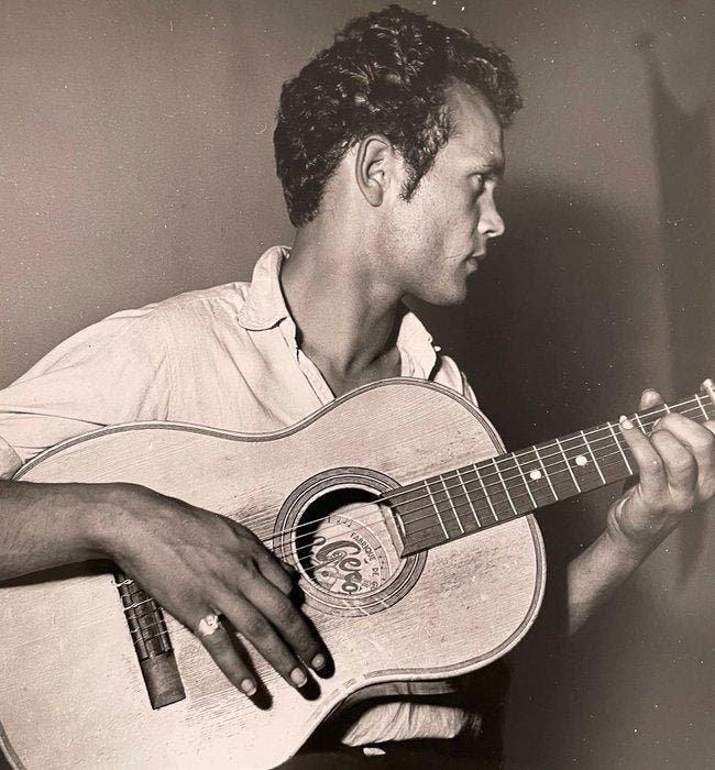 Jean Ribiere (1922 - 1989) - Gitan jouant une rumba catalane, Antiek en Kunst, Kunst | Designobjecten