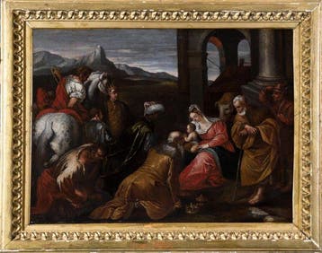 Jacopo Bassano (1515-1592), Toegeschreven aan - Adorazione