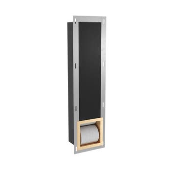 Reserve Toiletrolhouder Inbouw BWS Geborsteld Goud Torelaat, Ophalen of Verzenden, Nieuw, Bad