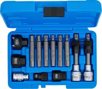 Dynamo bit-/dopsleutelset 12,5 mm (1/2) 13-dlg, Verzenden