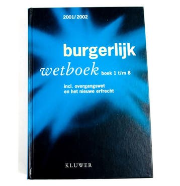 BURGERLIJK WETBOEK 2001 9789026837579 ZEBEN C.J. VAN, Verzenden, Gelezen, ZEBEN C.J. VAN