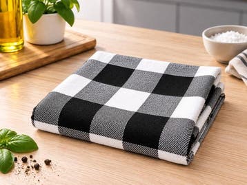Veiling - 80x Keuken Theedoek - Zwart - 100% katoen bekijken, Huis en Inrichting, Nieuw