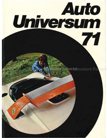 1971 AUTO UNIVERSUM JAARBOEK ENGELS