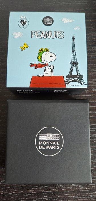 Frankrijk. 10 Euro 2025 Snoopy Paris Proof (Zonder, Postzegels en Munten