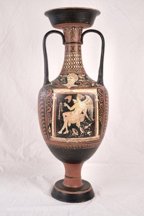 Oud-Grieks, Hellenistisch Keramiek Amphora, With TL Test. -, Collections, Minéraux & Fossiles