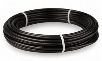 Fitness Staalkabel 5,5mm 10 meter zwart, Verzenden, Nieuw