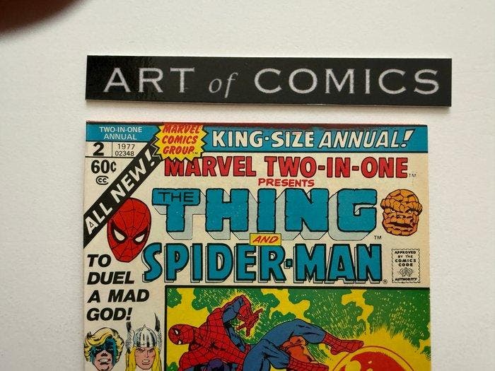 Marvel Two-In-One Annual #2 - Thanos, Spider-Man, Warlock,, Boeken, Strips | Comics