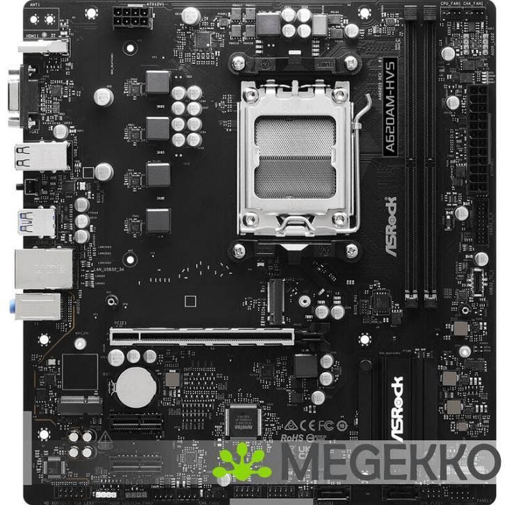 Asrock A620AM-HVS, Computers en Software, Moederborden, Nieuw, Verzenden