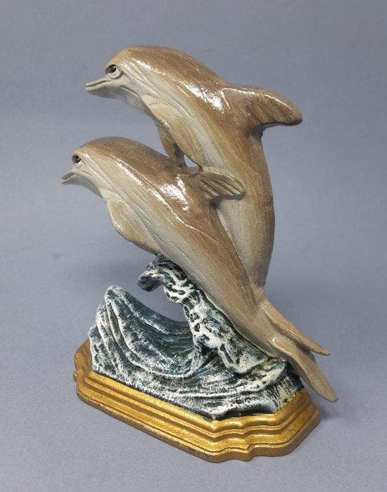 Deurstopper - Dolfijnen - Gietijzer - Nautisch motief, Antiek en Kunst, Curiosa en Brocante