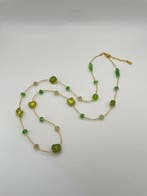 24 karaat - Murano-glas, Geel goud - Halsketting -